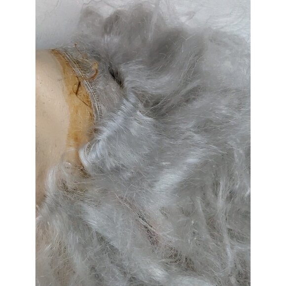 2004 Mario Chiodo Large Latex Mask ~  Wizard Old man Full Head Bald w/Hair READ - Picture 12 of 14